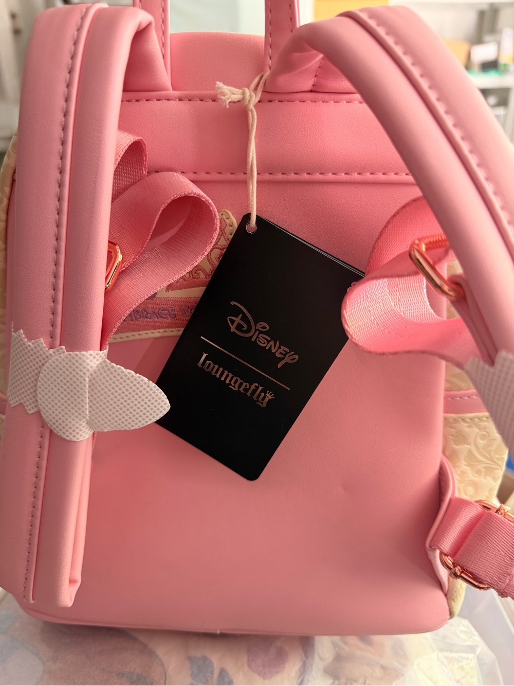 Loungefly Damask Princess Charm Mini Backpack - Picture 4 of 4